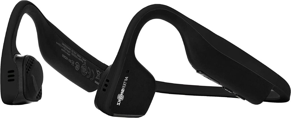 Aftershokz Titanium Open Ear Wireless Bone Conduction Headphones (Black)
