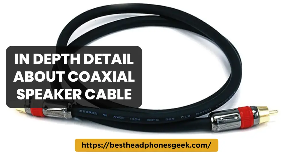 What Wikipedia Can’t Tell You About Coaxial Speaker Cable?