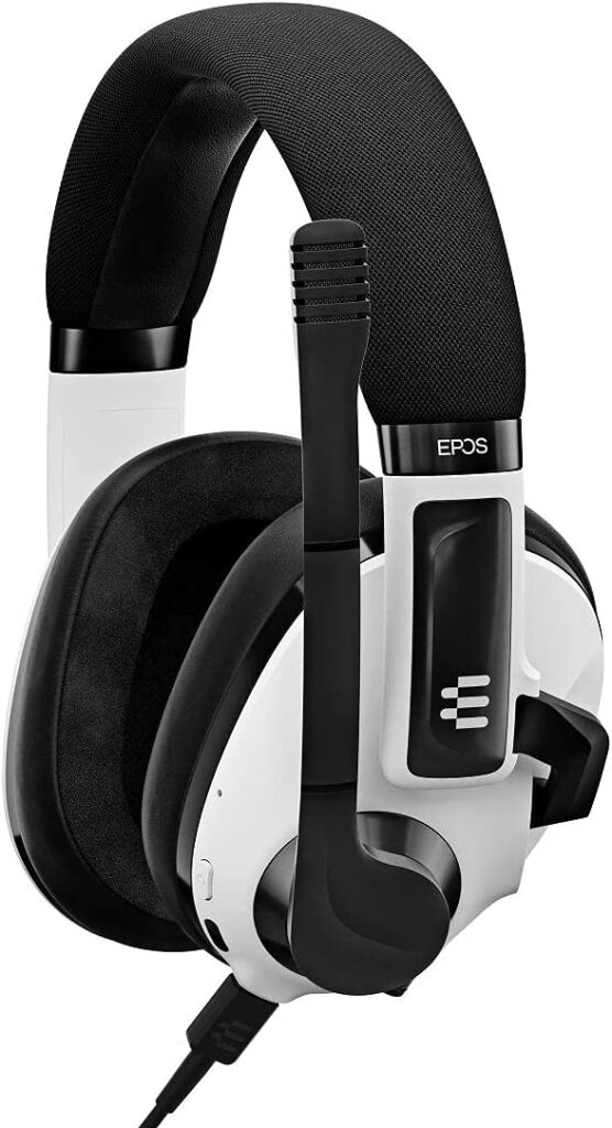 EPOS Audio H3 Hybrid Closed Acoustic Bluetooth Gaming Headset (White)