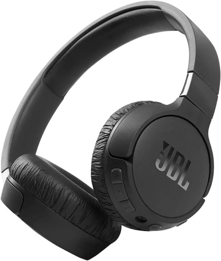 JBL Tune 660NC: Wireless On-Ear Headphones with Active Noise Cancellation - Black