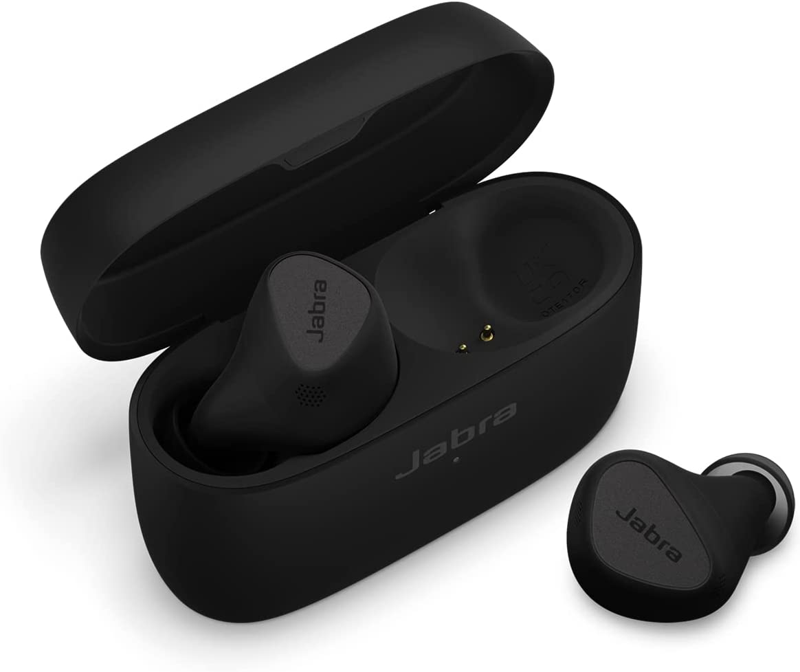 Jabra Elite 5 True Wireless in-Ear Bluetooth Earbuds - Hybrid Active Noise Cancellation (ANC)