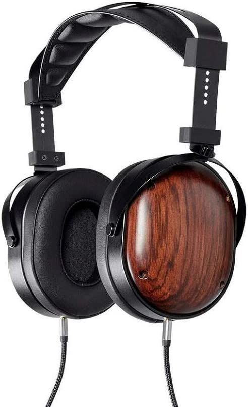 Monolith M565C Over Ear Planar Magnetic Headphones - Black Wood with 106mm Driver, Closed Back Design, Comfort Ear Pads for Studio Professional