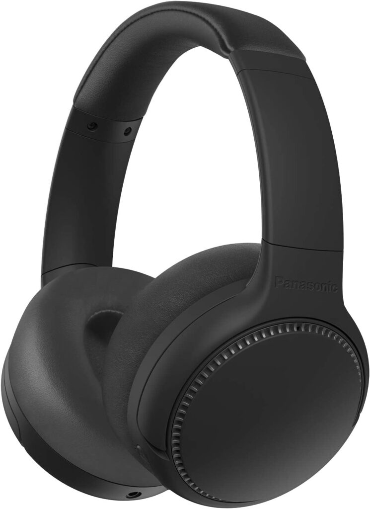 Panasonic RB-M500B Deep Bass Wireless Bluetooth Immersive Headphones with XBS DEEP and Bass Reactor (Black)