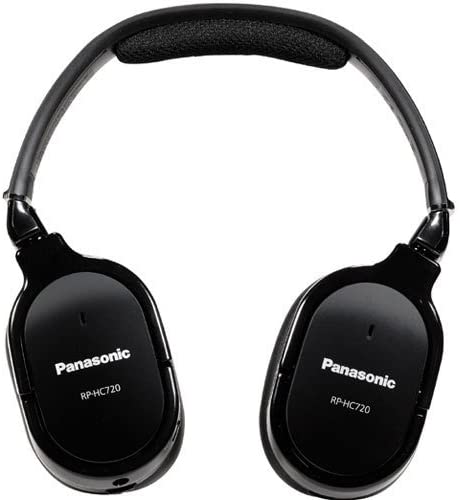 Panasonic RPHC720K Over-Ear Headphones, Black (Discontinued by Manufacturer)