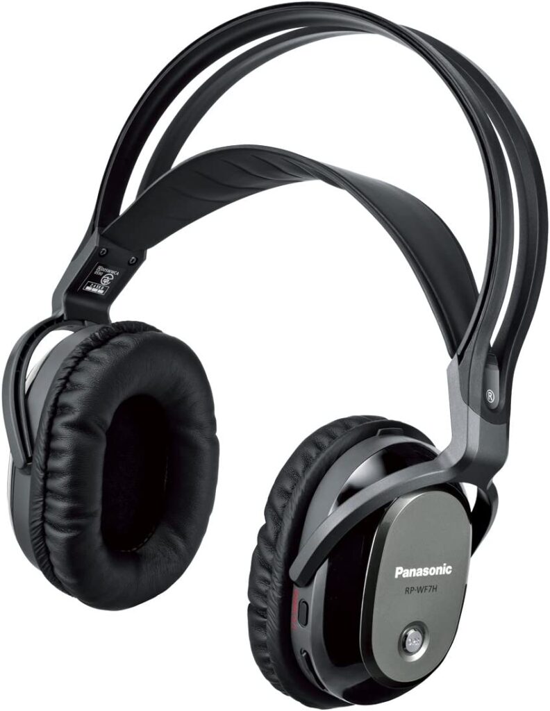Panasonic digital wireless Surround Headphone System Black RP-WF7-K

