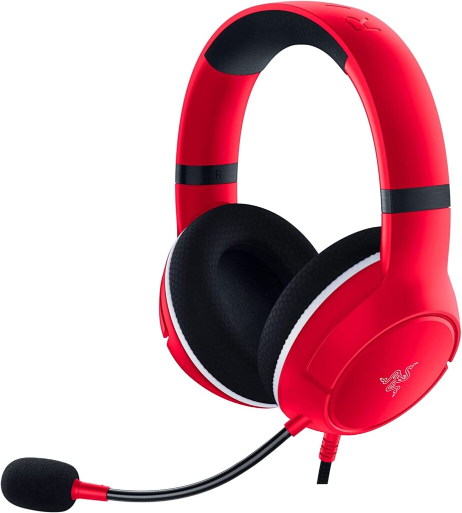 Razer Kaira X Wired Headset for Xbox Series X|S, Xbox One, PC, Mac & Mobile Devices: TriForce 50mm Drivers - HyperClear Cardioid Mic - Memory Foam Ear Cushions - On-Headset Controls - Pulse Red
