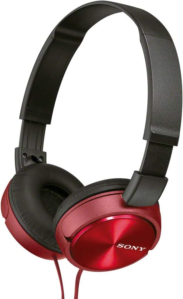 Sony MDR-ZX310AP/R ZX Series Stereo Headset - Red
