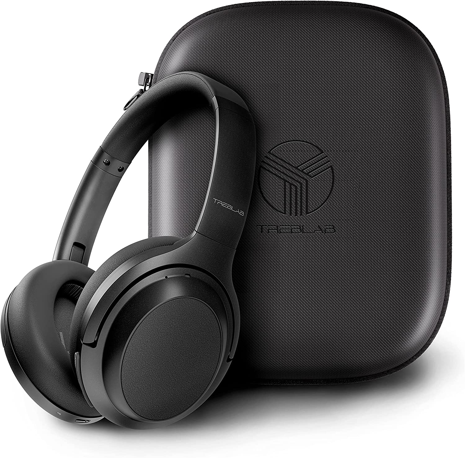 TREBLAB Z7 PRO - Hybryd Active Noise Canceling Headphones with Mic