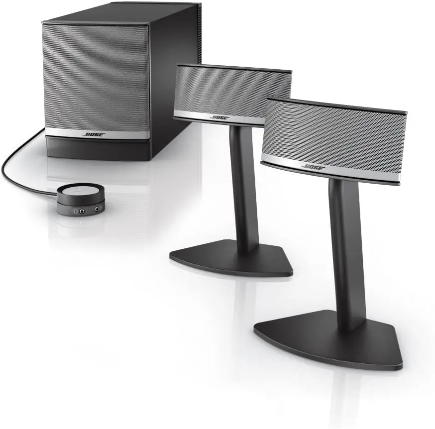Bose Companion 5 Multimedia Speaker System – Graphite/Silver
