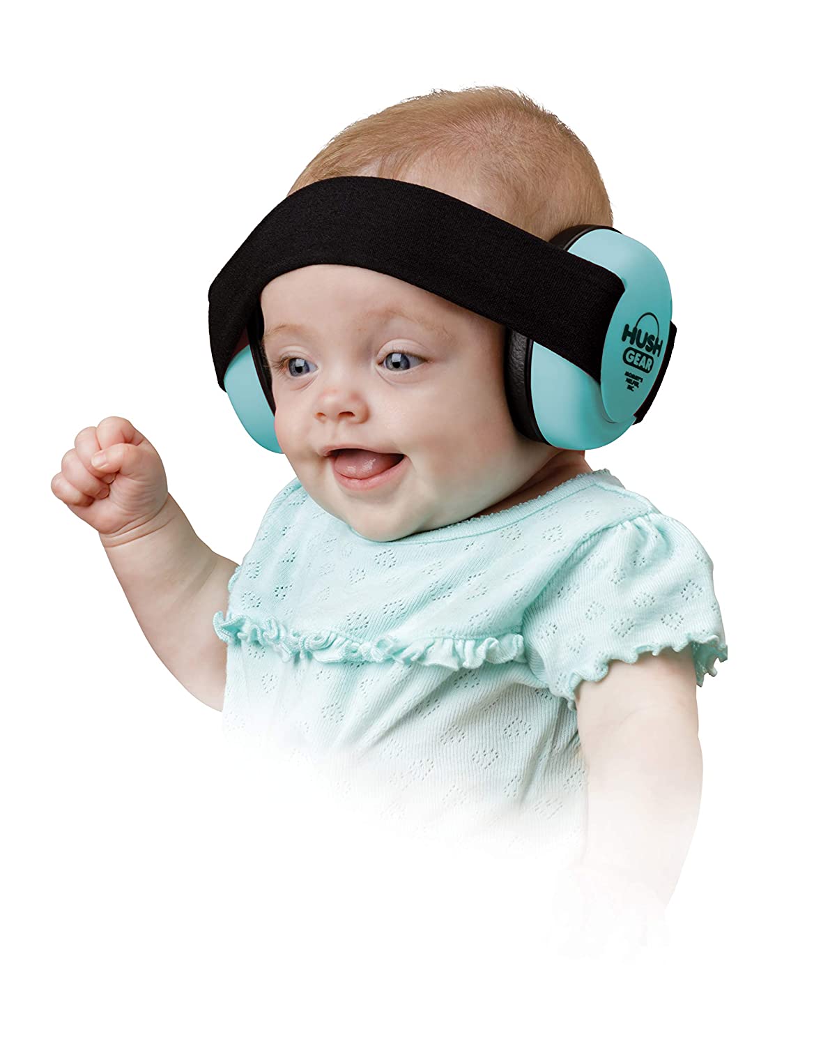 Mommy's Helper Hush Gear Noise Cancelling Headphones for Infants Ear Protection, Blue