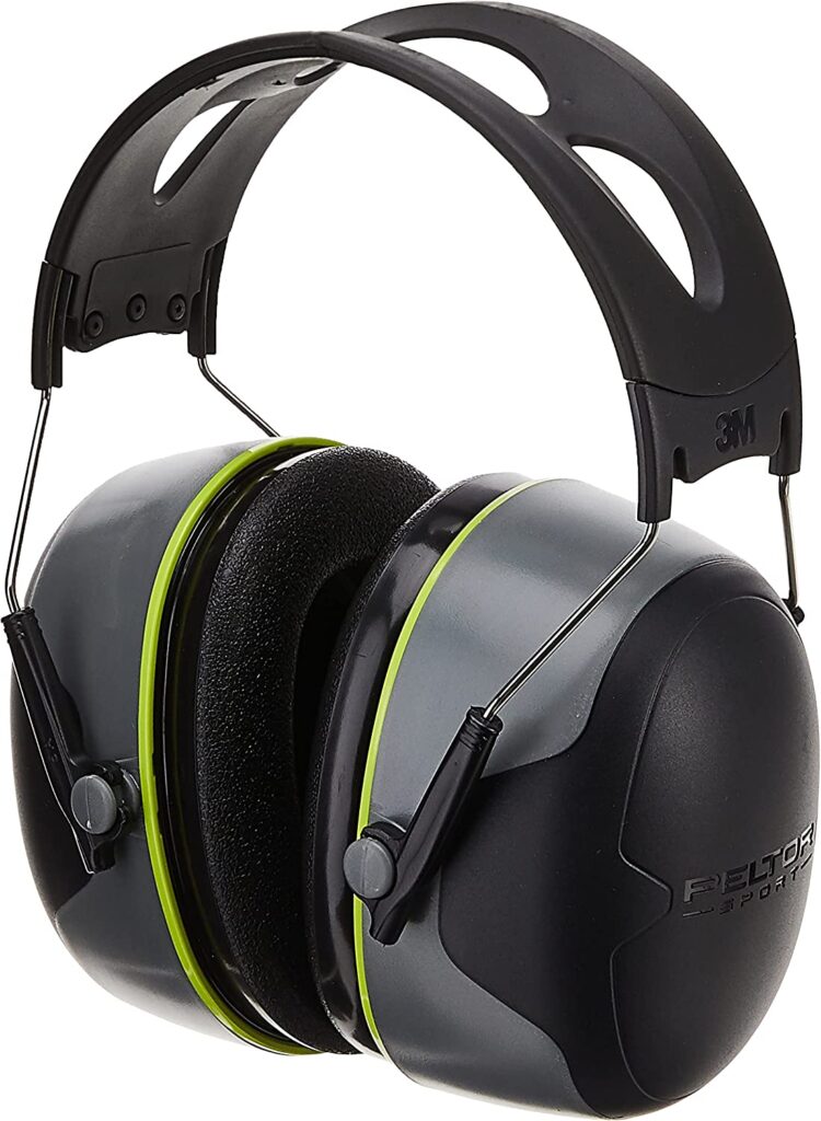 Peltor Sport Ultimate Hearing Protector, Black/Gray Earmuff, NRR 30 dB
