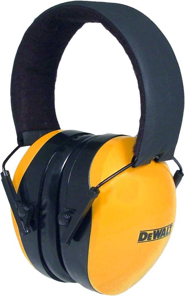 Radians Dewalt DPG62-C Interceptor Protective Safety Earmuff Yellow/ Black, Adult
