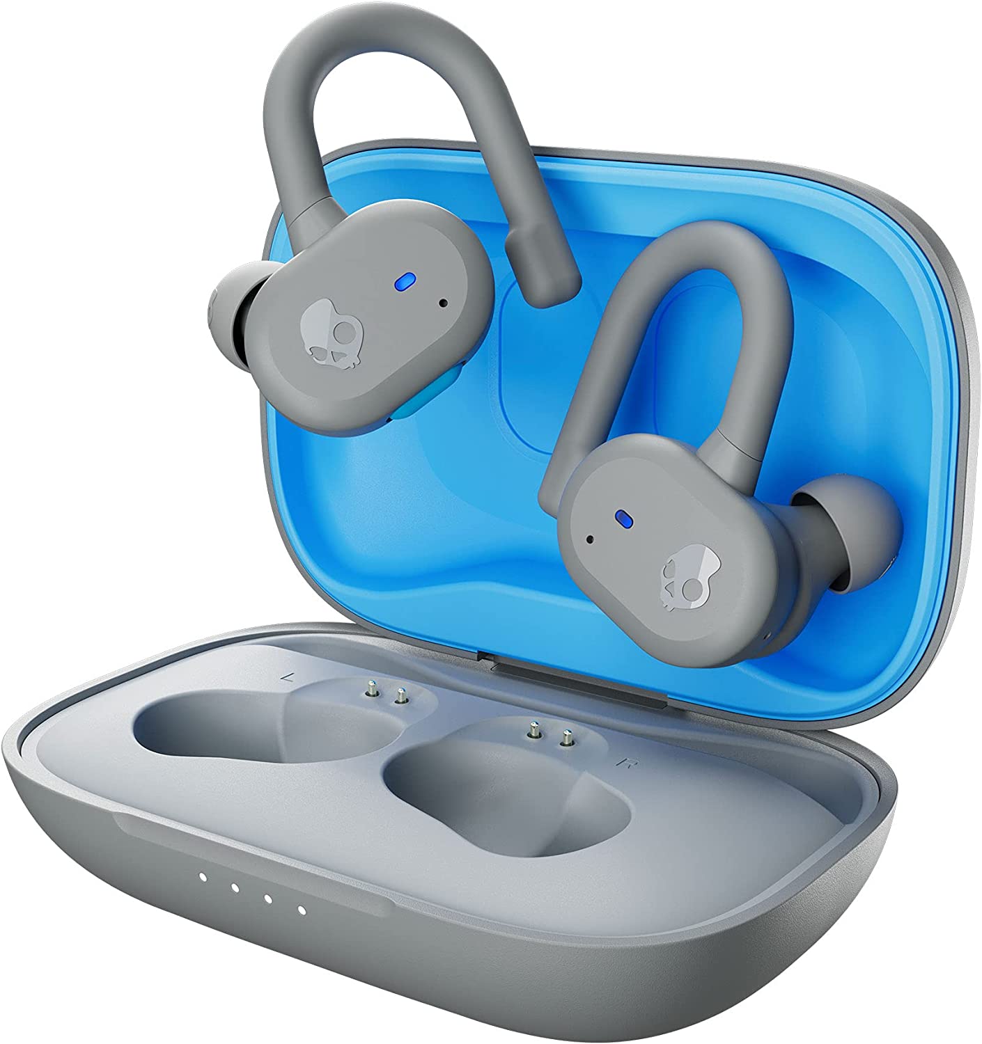 Skullcandy Push Active True Wireless In-Ear Bluetooth Earbud, Use with iPhone and Android with Charging Case and Mics