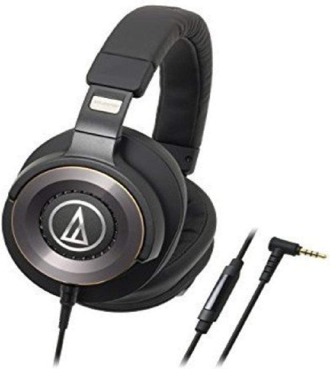 Audio-Technica ATH-WS1100iS Solid Bass Over-Ear Headphones with In-Line Microphone & Control