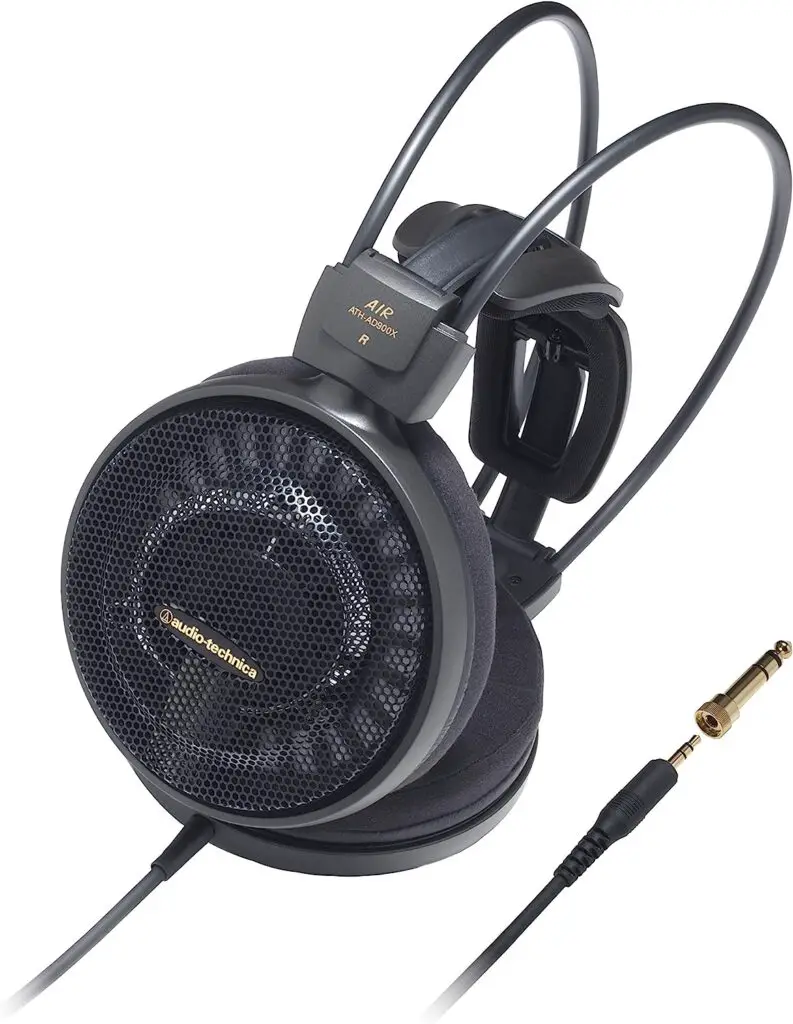 audio-technica ATH-AD900X Open-Back Audiophile Headphones,Black